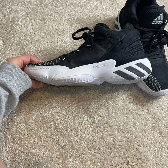 ADIDAS D.O.N issue #2 Cloud Black Basketball Shoe - Picture 3 of 10